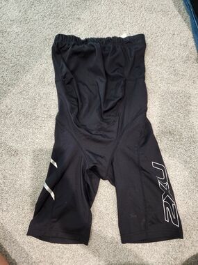 2XU Black Compression Cycling Shorts - Maternity